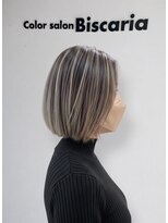 カラーサロンビスカリア 相模原エリア 淵野辺駅店(Color salon Biscaria)&nbsp;白髪ぼかしハイライトショート[淵野辺/淵野辺駅]