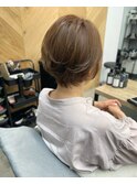 白髪ぼかしカラーショート