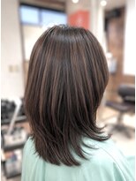カットハウス はさみの部屋&nbsp;髪質改善で叶う大人艶くびれセミロングレイヤー