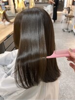 マティス 藤崎店(MATISSE)&nbsp;ナチュラルブラウンカラー◇髪質改善縮毛矯正