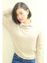 ルーリールー(Rulyru) 大人可愛いシンプルボブ