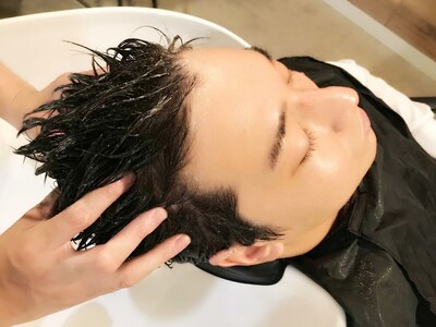 男性の為の癒しと頭皮環境を整えるオーガニックヘッドスパ