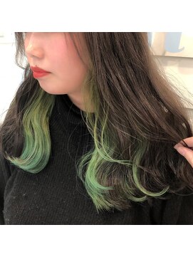 ノアエクレ 銀座(noah ecle) ＊インナーカラーグリーン＊