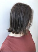 切りっぱなしボブ×アッシュ