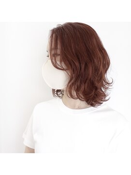 デコヘアーフラッペ(DECO HAIR frappe) ダブルカラー　オレンジブラウン