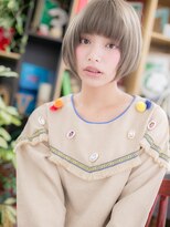 カバーヘア ブリス 北浦和(COVER HAIR bliss) 外国人風ホワイティアッシュ前下がりボブ北浦和10代20代30代!