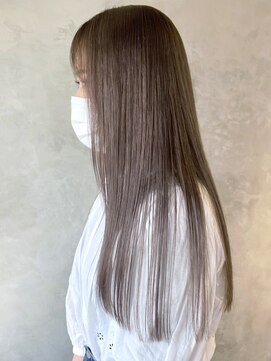 アイティーバイアルバム 八王子店(IT by ALBUM) グレージュカラー_ミニウルフテラコッタくすみブルー_ba330091