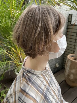 ダブル(W) 【hair salon W】ナチュラルショートボブ