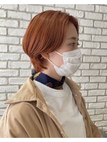 アース 三軒茶屋店(HAIR&MAKE EARTH) パキッとオレンジカラー