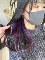 エリマ 調布(elima)&nbsp;インナーカラー/イヤリングカラー/ハイライト/ピンク/パープル