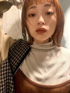 ラヴェストバイフレイスウェル(LOVEST by frace well) 〔mirisa〕チェリーブラウン　パツンとロブ　style