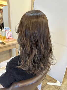 ベルプロッドバイアルター 千葉(bel. prod by aL-ter) 【bel.高野】グレージュカラー/シルキーベージュ/斜めバング