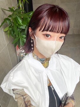 スニュウ(snuw) チェリーレッドボブ