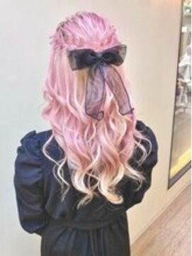 ディア(.eer) 愛されハーフアップ × 編み込み × 三つ編み // ヘアセット