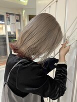 シエル バイ ケンジ 登戸 生田(CIEL by KENJE)&nbsp;★くびレイヤーエモージュ前髪マチルダボブインナーグレージュ