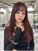 レイヤーカットインナーカラーイヤリングカラー色落ち綺麗表参道