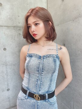 ロンド レア 天神大名店(Lond Le’a) メルティカラー/ウェーブミディアム /似合わせカットスタイル