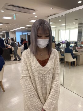 ケンジ 平塚ラスカ店(KENJE) パープルシルバー/ケアブリーチ/ハイトーン/湘南/平塚