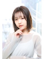 アエレ(Aere)&nbsp;【Aere池袋】BOB×シースルーバング×外ハネ×サファリ☆小林