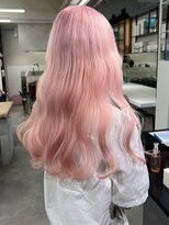 ベレーザ 渋谷(BELEZA)&nbsp;9247ベビーピンクカシスレッドハイトーンカラー韓国ワンホンヘア