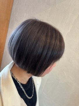 ポルム パプリカ(polum paprika) 黒髪暗髪大人可愛いワンレンボブストレートヘア20代30代40代