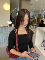 ローレンアオ(LOREN AO)&nbsp;前髪/アンブレラカラー/こなれミディ/イメチェン/ウェーブパーマ