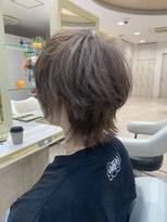 アッシュ 仙川店(Ash)&nbsp;メンズライク ハンサムショート ジェンダーレスオリーブベージュ