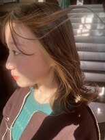 アヴァンス 天王寺店(AVANCE.) インナーカラー×ベージュ