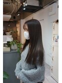 マロングレージュ×パツっとロング【Taisuke】
