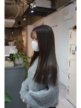 カフカ(CAFCA) マロングレージュ×パツっとロング【Taisuke】