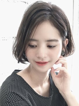 デパール 表参道店(depart) 外ハネボブセクションカラーグラデーションカラーペールベージュ