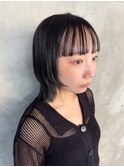 ウルフカット/レイヤーカット/ウルフボブ/ワイドバング