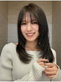 ミディアムレイヤー大人レイヤースタイル