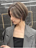20代30代ショートボブレイヤーカットレイヤーボブ