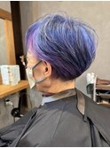 グレイヘア×色遊び