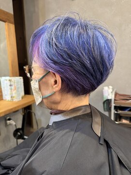 ボスコ 下北沢店(bosco) グレイヘア×色遊び