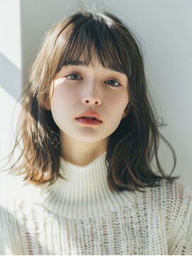 トッカ 千葉ANNEX店(tocca) 赤味消し透明感カラー◎パールオリーブグレージュ