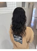 立体感パーマ