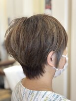 レーブ バイ ファースト 岩切店(reve by first)&nbsp;白髪ぼかしハイライト×ボブ