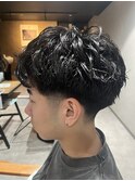 波巻きツイストスパイラル/リバースセンターパート/柏
