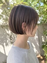 クリーク ボイス ヘアー 東原店(CLIQUE voice hair)&nbsp;透明感ブラウンアッシュ/ショートカット/スッキリショートUP