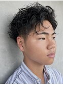 刈り上げ×ニュアンスパーマ