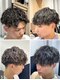 リバティシェアバーバー 銀座(LIBERTY SHARE BARBER)の写真/いつでもサロン仕上がりを再現できると人気のパーマスタイル。毎日のスタイリングも時短◎<理容室>銀座