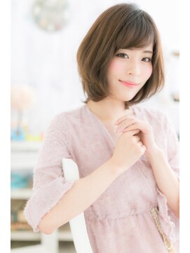 ミック ヘアアンドビューティー 大山店(miq  Hair&Beauty) ひし形シルエット♪ナチュラルフェミニンボブ