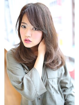 アグ ヘアー ホーリー 新発田店(Agu hair holy) "可愛い×ｃｏｏｌ"セミディヘア