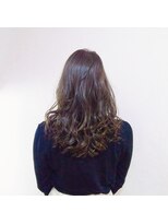 ラ ブランシュ 大宮(La Blanche)&nbsp;大宮/マロンベージュ/Aラインボブ/かき上げ/ニュアンスマッシュ