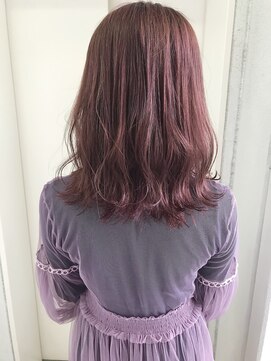 ヘアーデザイン シュシュ(hair design Chou Chou by Yone) 透け感ピンクベージュ♪