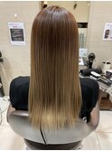 髪質改善_縮毛矯正_ストレートヘッドスパイルミナカラー池袋1115