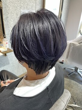 ナブラ(NABLA) ショートダブルカラーバイオレット#韓国ヘア#艶髪