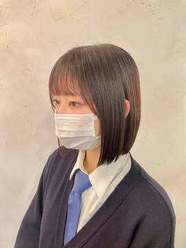 ベレッタ 楠葉店(veretta.) ぷつっと☆ボブ   喜多朝也/コロンとボブ/ミニボブ/ショートボブ